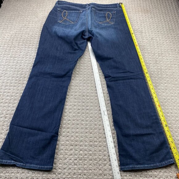 Riders by Lee Women Jeans Size 18 Medium Blue Denim Stretch Pants Casual Jean - Picture 5 of 12